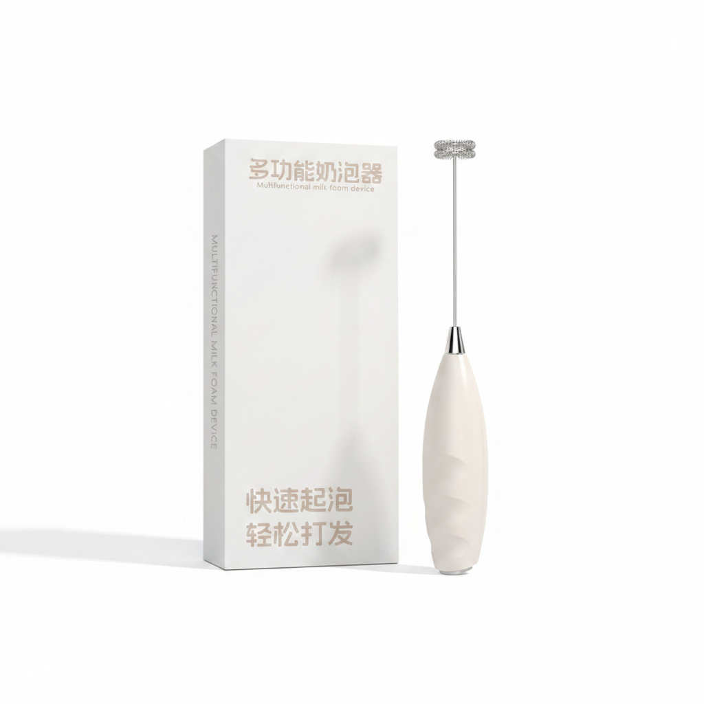 Premium Milk Frother - Clean White